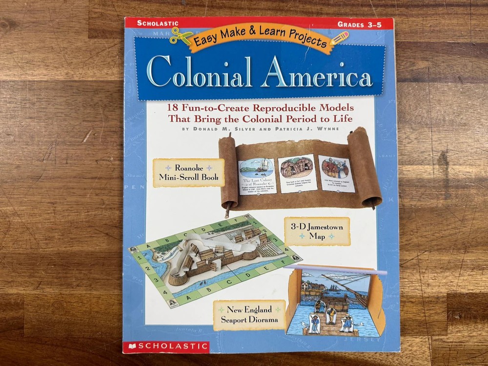 Easy Make & Learn Projects Colonial America Gr 3-5 (Good)