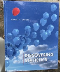 DISCOVERING STATISTICS By Daniel T. Larose – Hardcover *good condition*