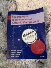Spectrometric Identification of Organic Compounds – Paperback – GOOD