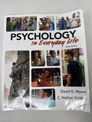 Psychology in Everyday Life. 6th Edition. by Myers *Good-Worn Corners/Cover Wear