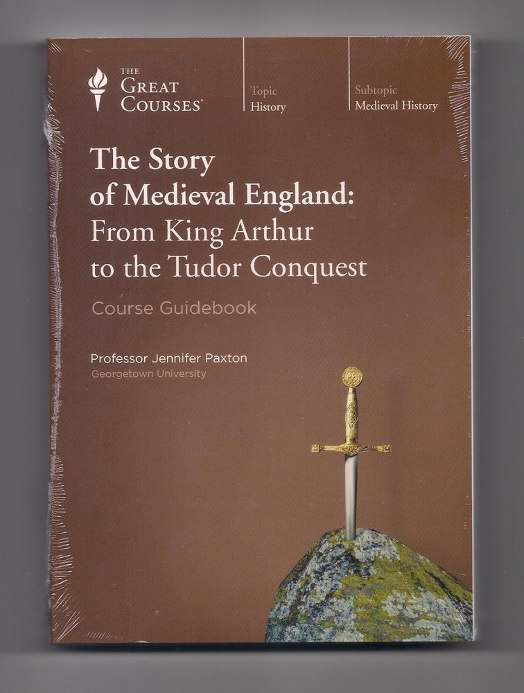 THE STORY OF MEDIEVAL ENGLAND: FROM KING ARTHUR TO TUDOR 6-DVD set + Book SEALED