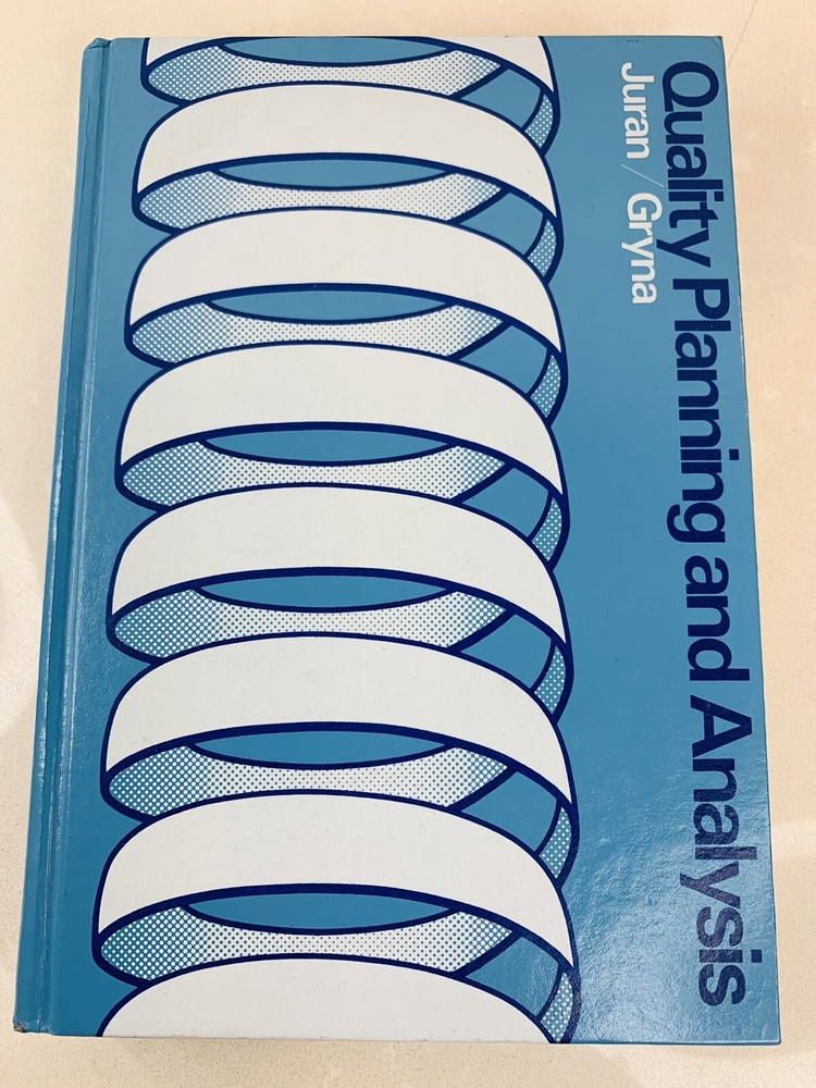 QUALITY PLANNING ANALYSIS for Product Development J M JURAN Frank GRYNA HC Book