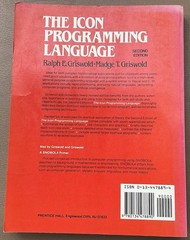 Prentice Hall Software Ser.: Icon Programming Language by Ralph E. Griswold…