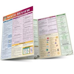 Math Review : A QuickStudy Laminated Reference Guide by Words & Words & Numbers