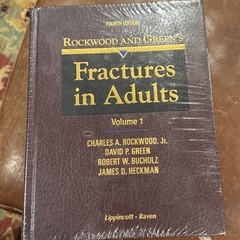 Rockwood And Green’s Fractures In Adults Volume 1 And Volume 2- Fourth Edition