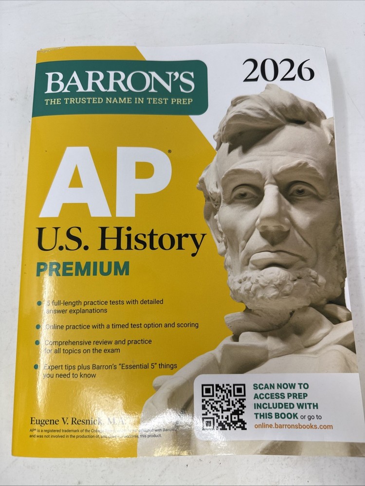 Barron’s Educat AP U.S. History Premium, 2026: Prep Book with 5 Prac (Paperback)