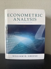 Econometric Analysis 7th edition hardcover by William H Greene