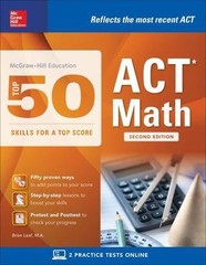 McGraw-Hill Education: Top 50 ACT Math Ski- 9781259586255, Brian Leaf, paperback