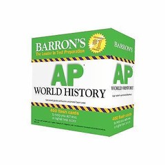 Barron’s Test Prep Ser.: AP World History Flash Cards 3rd Edition – New