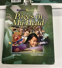 BJU Reading 5 Pages in My Head Textbook hardback and Teachers Editions 1 & 2