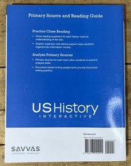US History Interactive Primary Source and Reading Guide – Savvas Learning – 2022