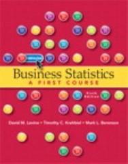 Business Statistics – A First Course, 6th Edition