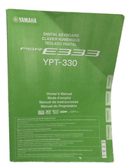 Yamaha PSR-E333 YPT-330 Owners Instruction Manual: 78Pages