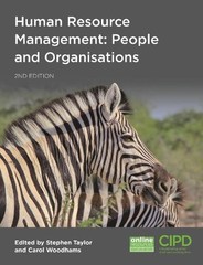 Human Resource Management: People and Organisations by Stephen Taylor Book The