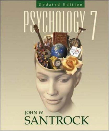 PSYCHOLOGY WITH IN-PSYCH PLUS STUDENT -ROM AND POWERWEB, By John W Santrock