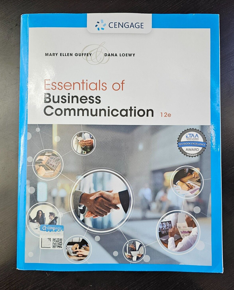 Essentials of Business Communication – Paperback, by Guffey Mary Ellen – New