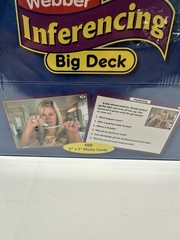 Super Duper Publications Webber Inferencing Big Photo Flash Cards New Sealed