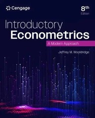 Introductory Econometrics: A – Hardcover, by Wooldridge Jeffrey – 9780357900161