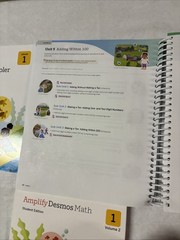 Amplify Desmos Math Grade 1 Set: Teachers 1 Student 1 2 & More (4 Books)