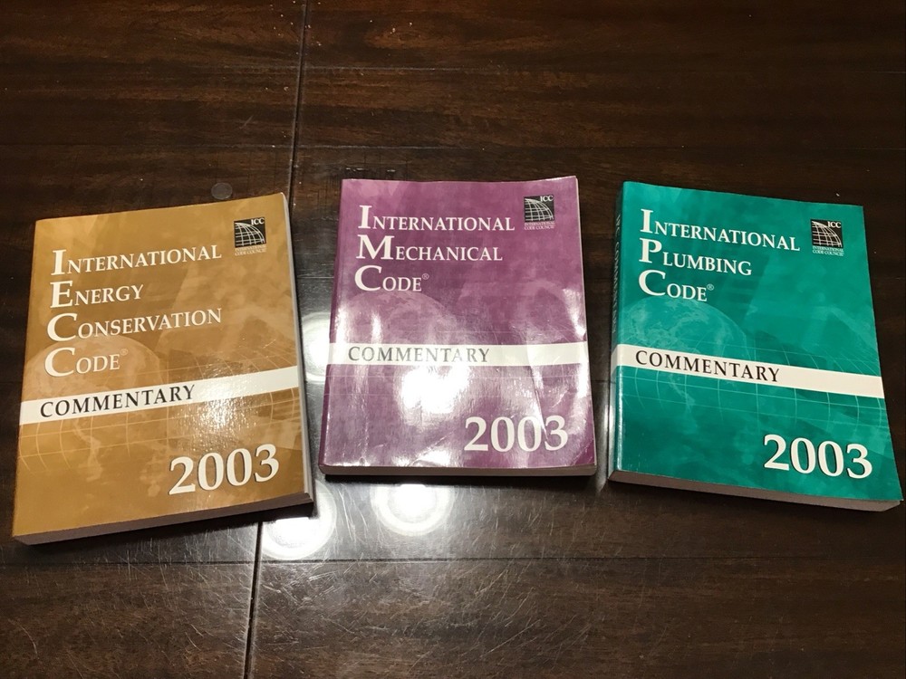 2003 INTERNATIONAL CODE COUNCIL SERIES bundle Plumbing Energy Mechanical EUC