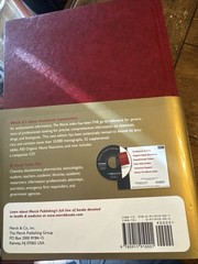 The Merck Index Book 14th Fourteenth Edition Brand New With CD