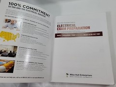 Mike Holt’s Electrical Exam Preparation textbook, Based on the 2017 NEC