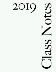 Class Notes 2019: Narrow Rule, White Cover, 216 Pages by Class Notes Ltd (Englis
