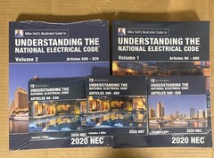Mike Holt 2020 Understanding the NEC textbooks set W/ Answer Key and CDs NEW