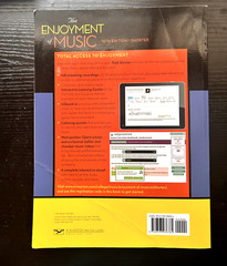 Access Code included! Enjoyment of Music by Andrew Dell’Antonio et al. (2014)