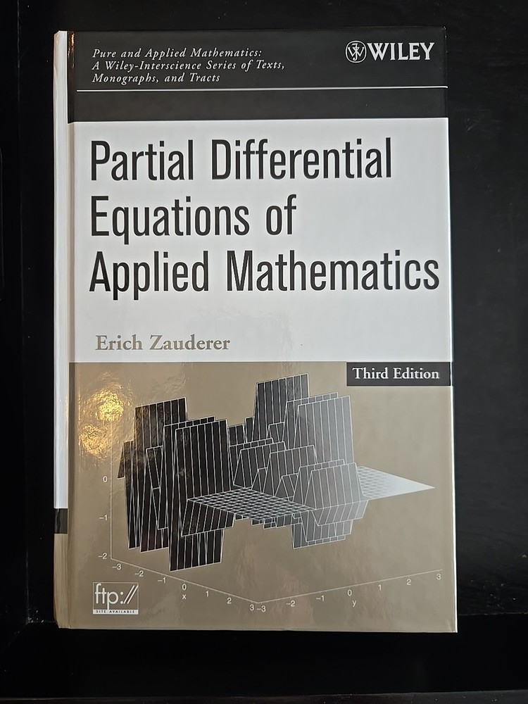 Partial Differential Equations of Applied Mathematics 3e Zauderer Hardback