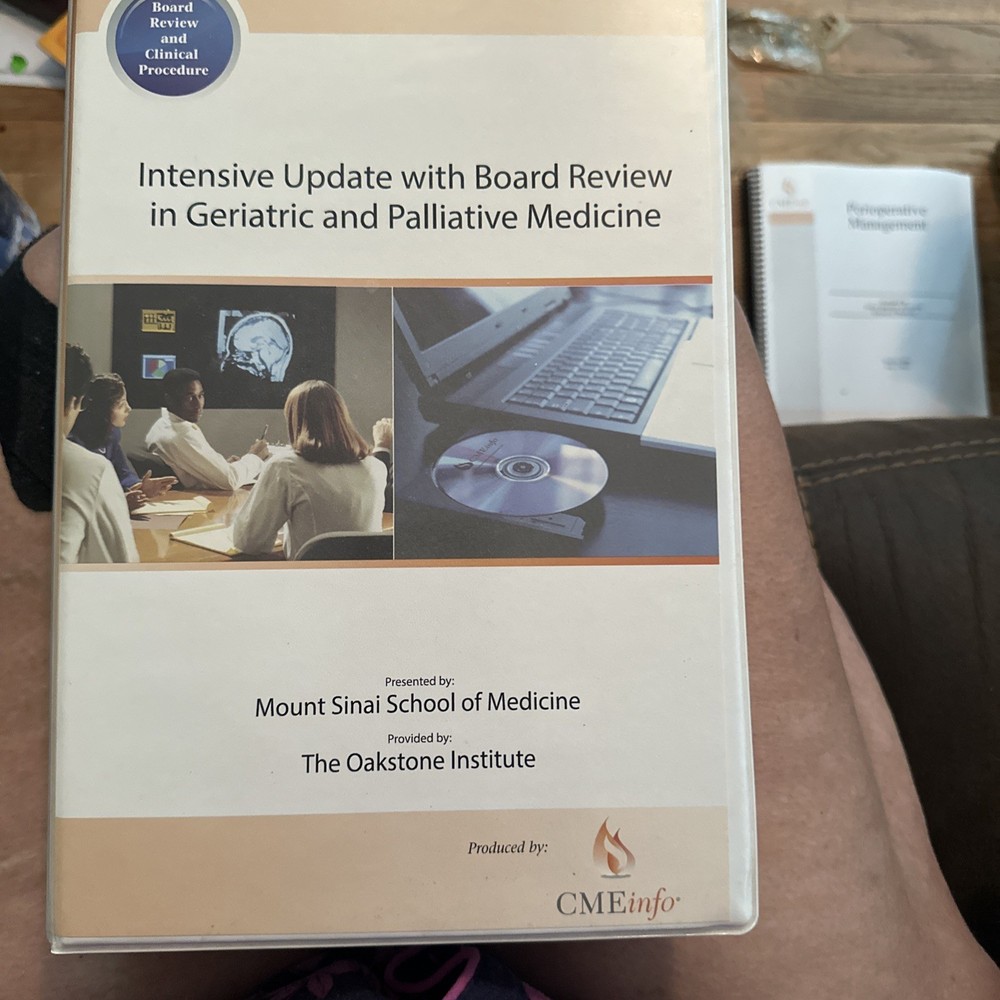Intensive Update with Board Review in Geriatric and Palliative Medicine CME DVD