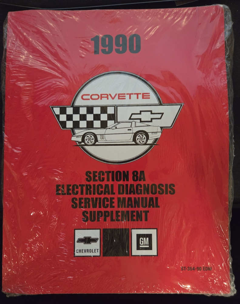 1990 Corvette Electrical Diagnosis Service Manual Supplement