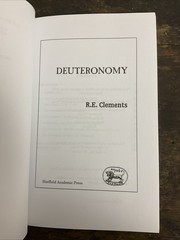Deuteronomy by R. E. Clements (1989, Uk-Trade Paper)