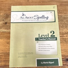 All About Spelling Level 2 Teacher’s Manual by Marie Rippel PB