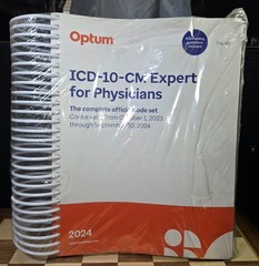 Optum ICD-10-CM Expert for Physicians The Complete Official Code Set 2024 Book