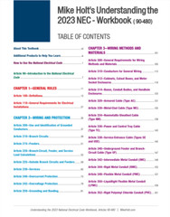 Mike Holt’s 2023 Understanding the National Electrical Code Book Package