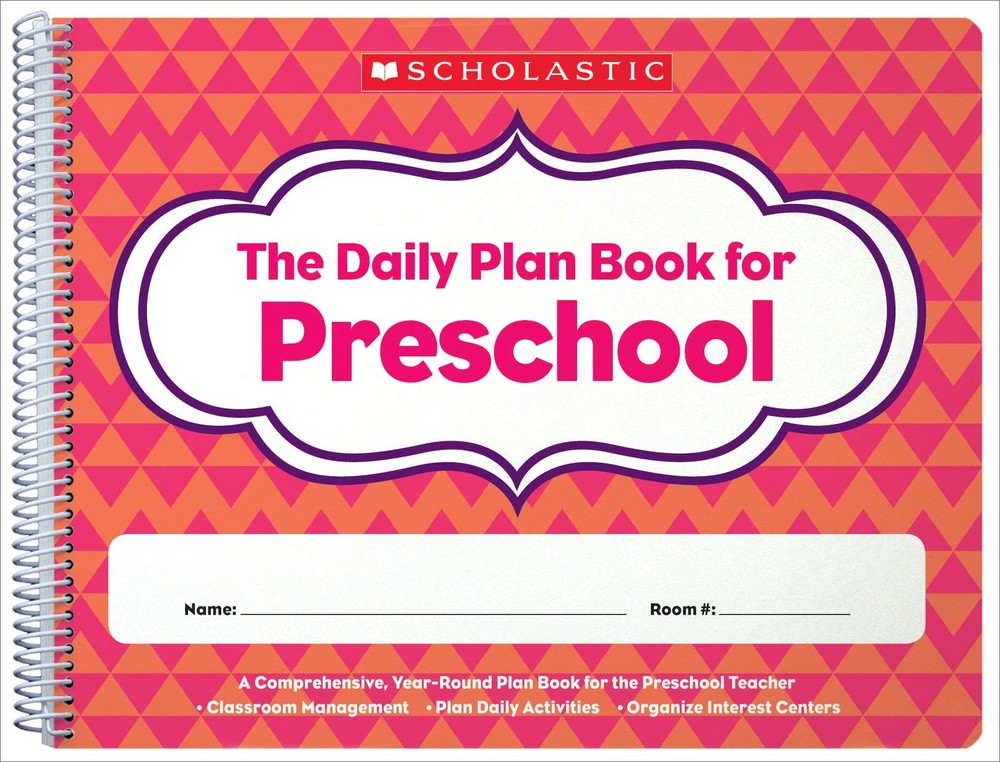 Daily Plan Book for Preschool