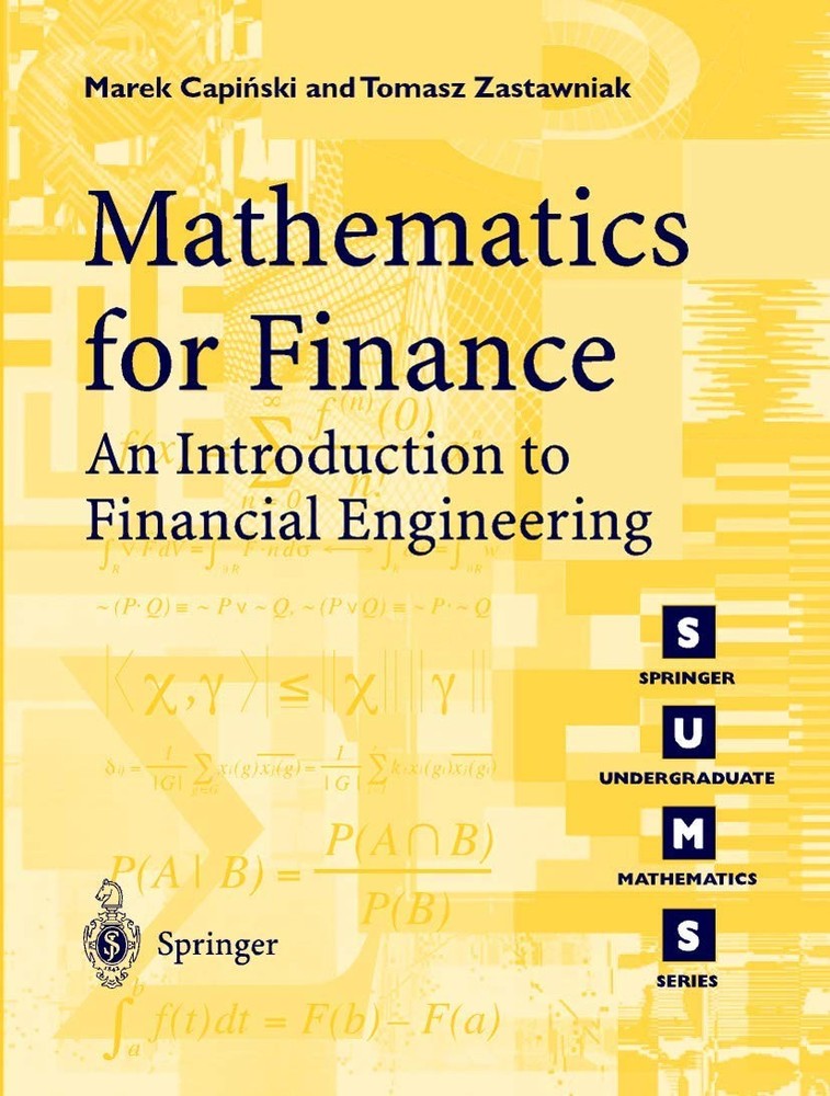 Mathematics for Finance: An Introduction to Financial Engineering (Springer …