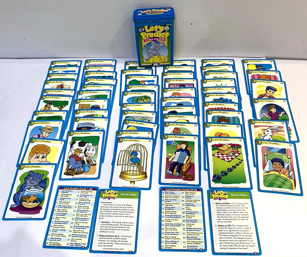 Let’s Predict Fun Deck : Fd-13 by Sharon Webber (1999, Cards,Flash Cards) Rare