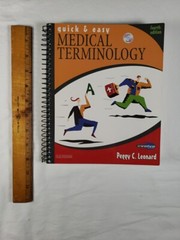 Quick and Easy Medical Terminology Softcover Book 2003 CD rom Fourth Edition