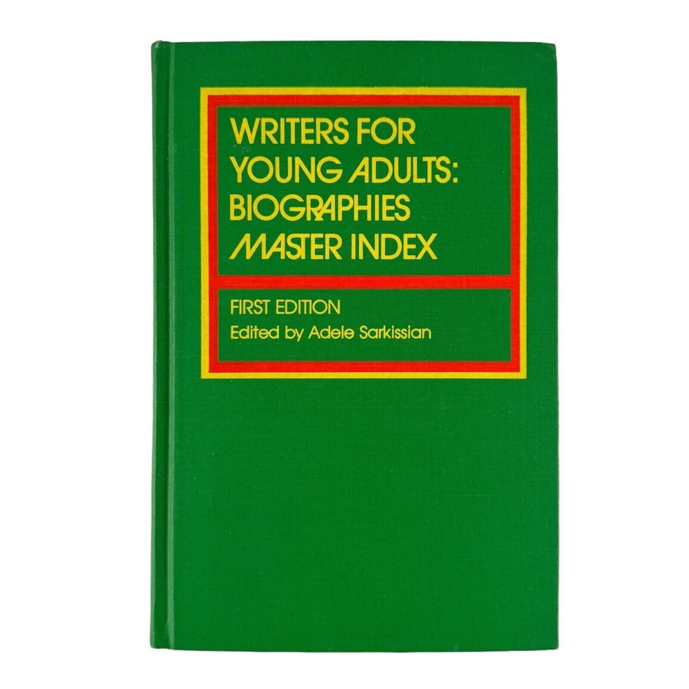 Writers for Young Adults Biographies Master Index – Sarkissian (1979) HC 1st Ed