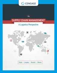 Supply Chain Management: A Logistics Perspective – Hardcover – VERY GOOD