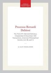 Processus Bernardi Delitiosi: The Trial Of Fr Bernard Delic…