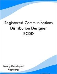Registered Communications Distribution Designer RCDD Study Guide Prep Flashcards