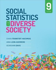 Social Statistics for a Diverse Society by Chava Frankfort-Nachmias (English) Pa
