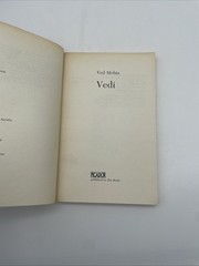 VEDI (PICADOR BOOKS) By Ved Mehta Paperback 1985