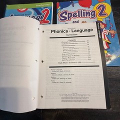 Abeka Grade 2 Phonics Reading Spelling Curriculum Language 2 Teacher Key Set