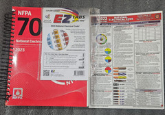 2023 NEC Code Book NFPA70 Spiral and EZ TAB with Quick Card New Stock Fast Ship