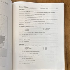 BJU Press Cultural Geography Textbook 4th Ed + Teacher Ed (Book B only) + Tests