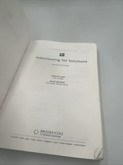 Interviewing Techniques Ser – Interviewing for Solutions by Peter De Jong